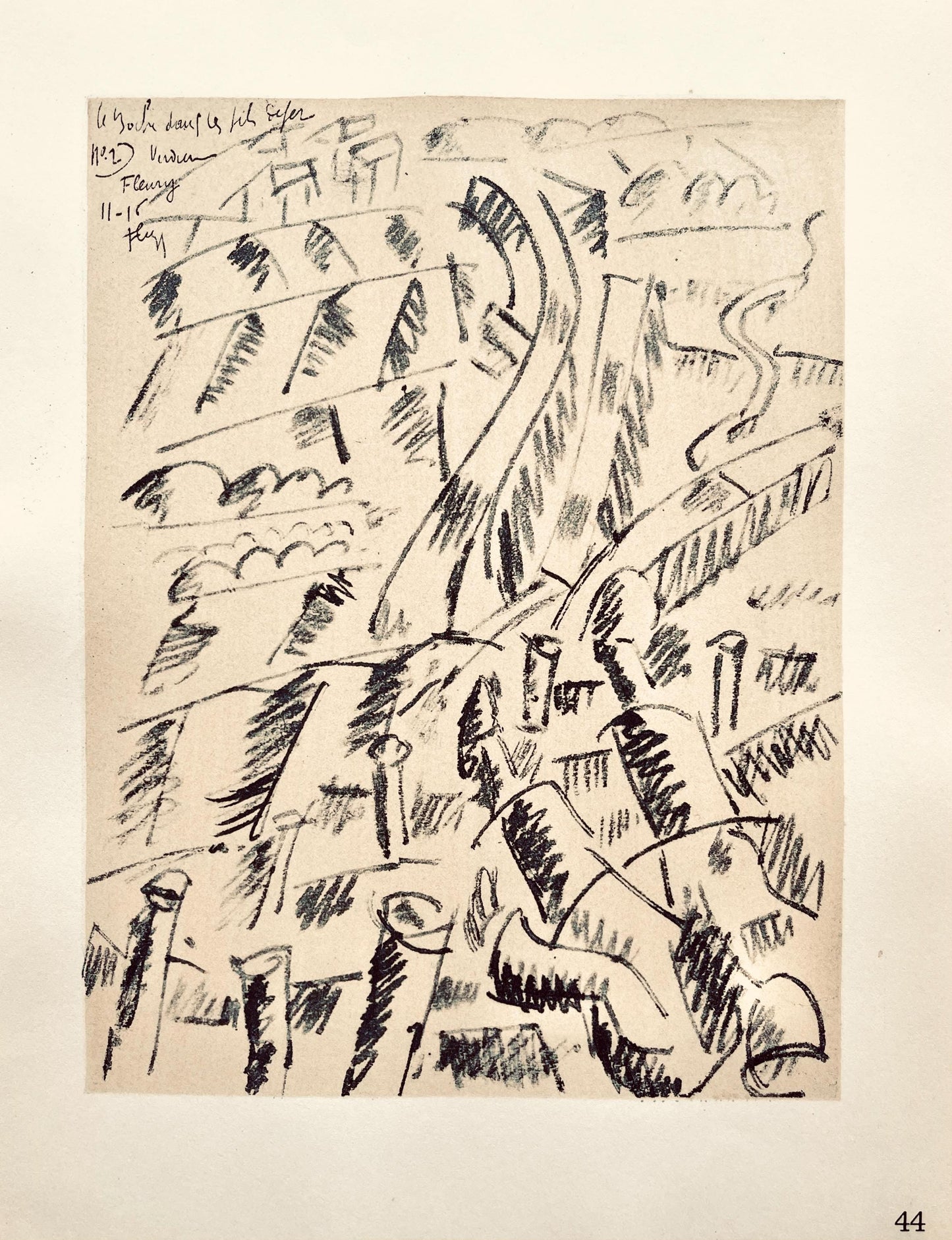 Fernand Lger, Lger, Le Boche Dans Les Fils De Fer, Dessins De Guerre, Lithograph