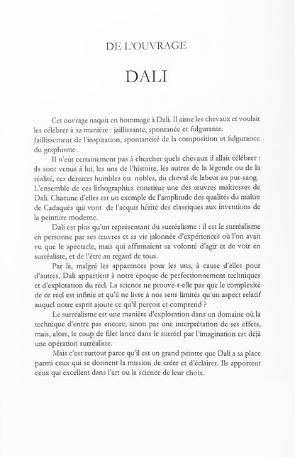 Salvador Dali, Le Cheval De Course, Les Chevaux De Dali, Fac-Simile Signed, Lithograph (After)