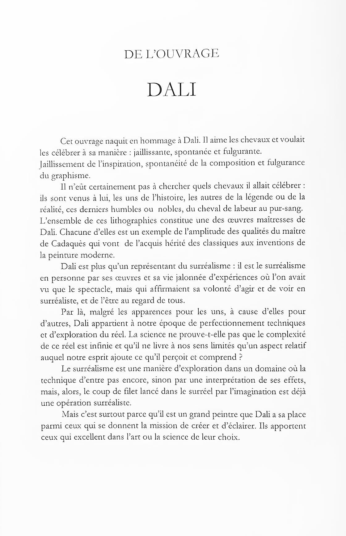 Salvador Dali, Saint-Georges, Les Chevaux De Dali, Fac-Simile Signed, Lithograph (After)