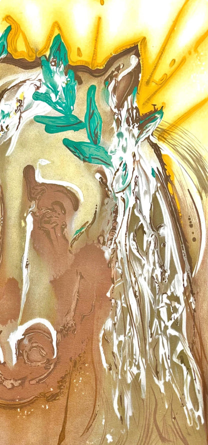 Salvador Dali, Le Cheval Du Printemps, Les Chevaux De Dali, Fac-Simile Signed, Lithograph (After)