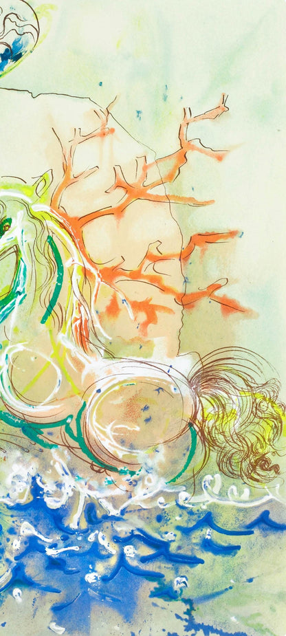 Salvador Dali, Le Cheval De Triomphe, Les Chevaux De Dali, Fac-Simile Signed, Lithograph (After)