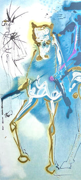 Salvador Dali, Picador, Les Chevaux De Dali, Fac-Simile Signed, Lithograph (After)