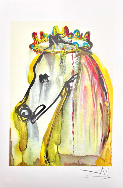 Salvador Dali, Caligula, Les Chevaux De Dali, Fac-Simile Signed, Lithograph (After)