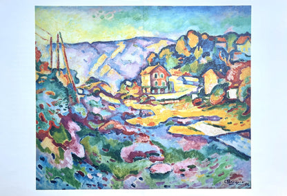 Georges Braque, L'Estaque, L'Hommage Georges Braque, Derrire Le Miroir, Lithograph