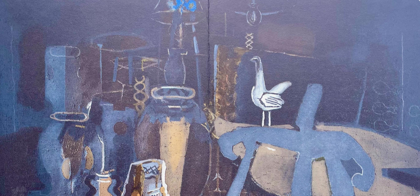 Georges Braque, Atelier Vi, L'Hommage Georges Braque, Derrire Le Miroir, Lithograph