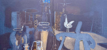 Georges Braque, Atelier Vi, L'Hommage Georges Braque, Derrire Le Miroir, Lithograph