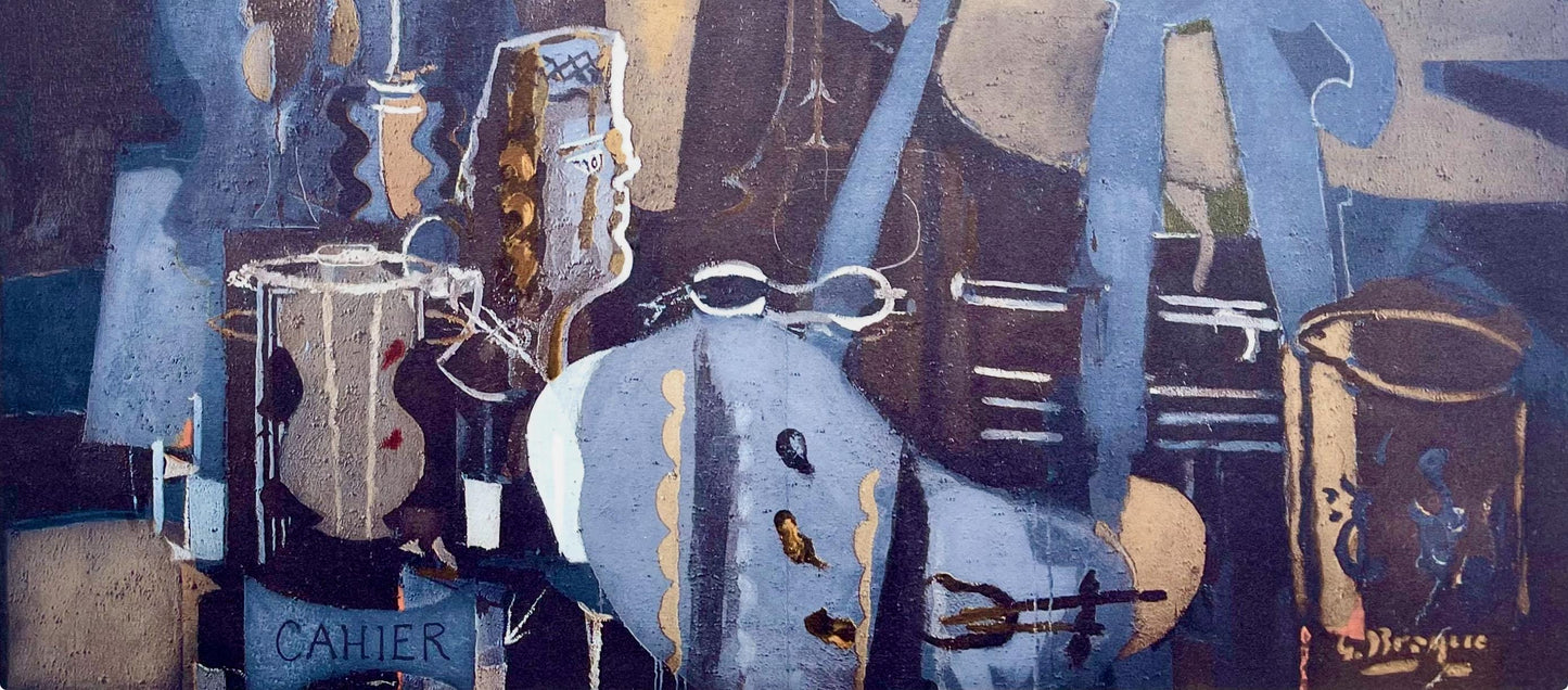 Georges Braque, Atelier Vi, L'Hommage Georges Braque, Derrire Le Miroir, Lithograph