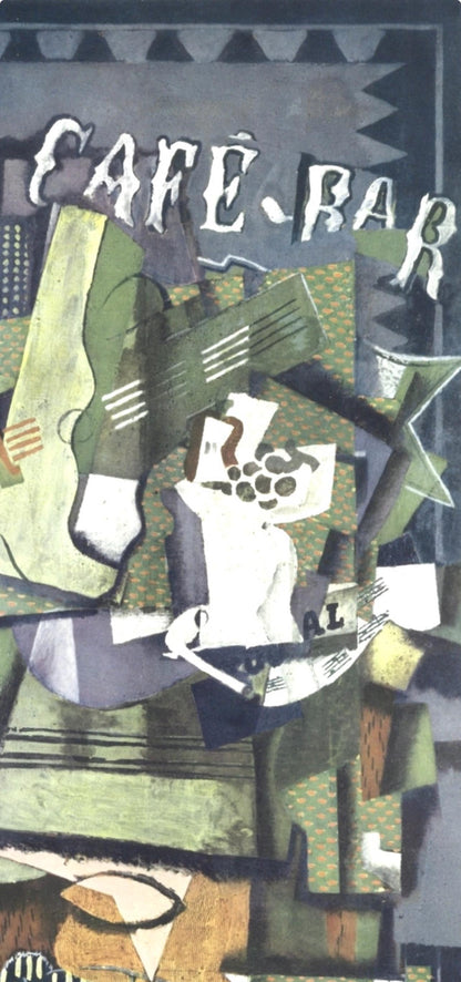 Georges Braque, Caf-Bar, L'Hommage Georges Braque, Derrire Le Miroir, Lithograph