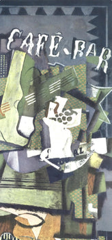 Georges Braque, Caf-Bar, L'Hommage Georges Braque, Derrire Le Miroir, Lithograph