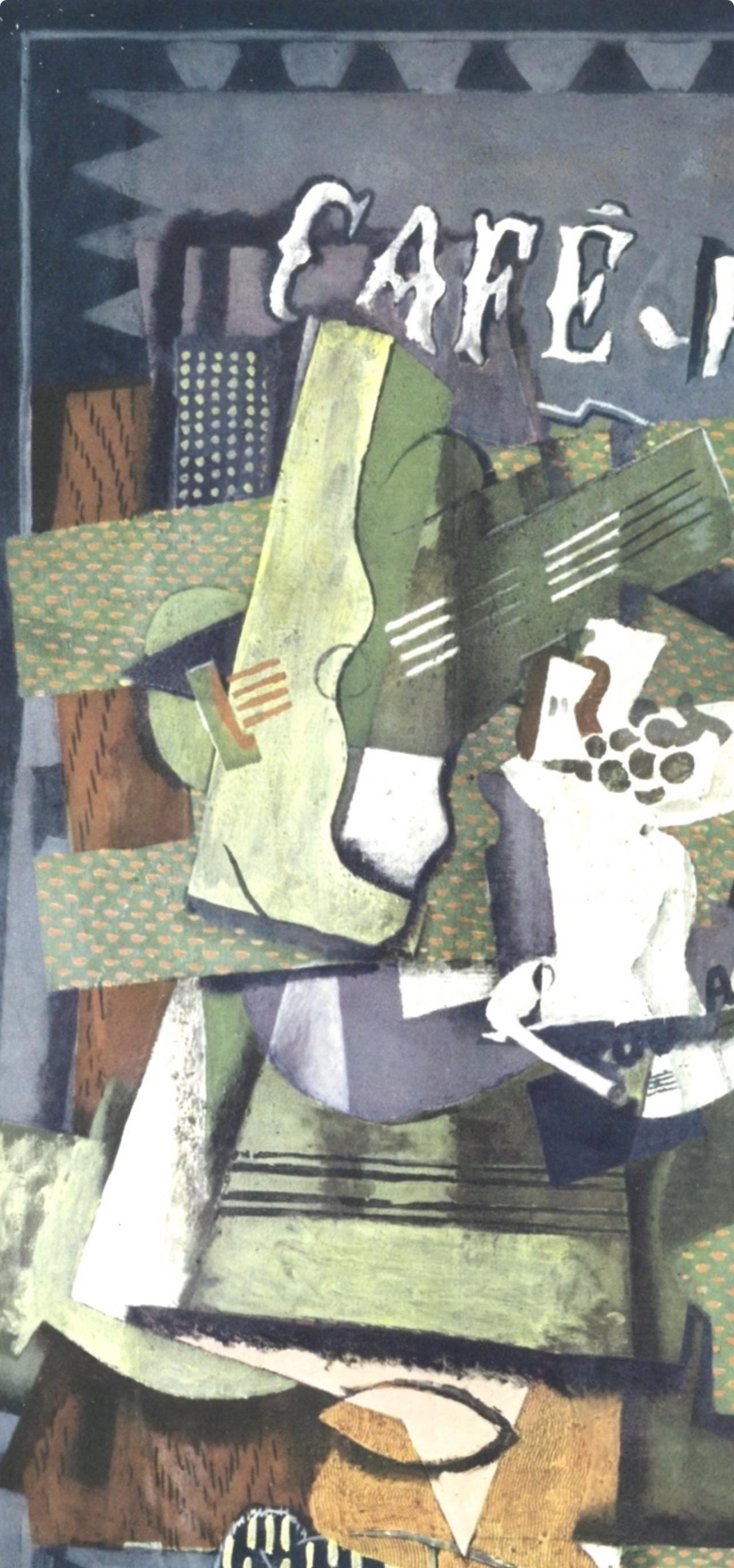 Georges Braque, Caf-Bar, L'Hommage Georges Braque, Derrire Le Miroir, Lithograph