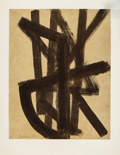 Pierre Soulages, Composition, Pierre Soulages, Peintres D'Aujourd'Hui, Hliogravure