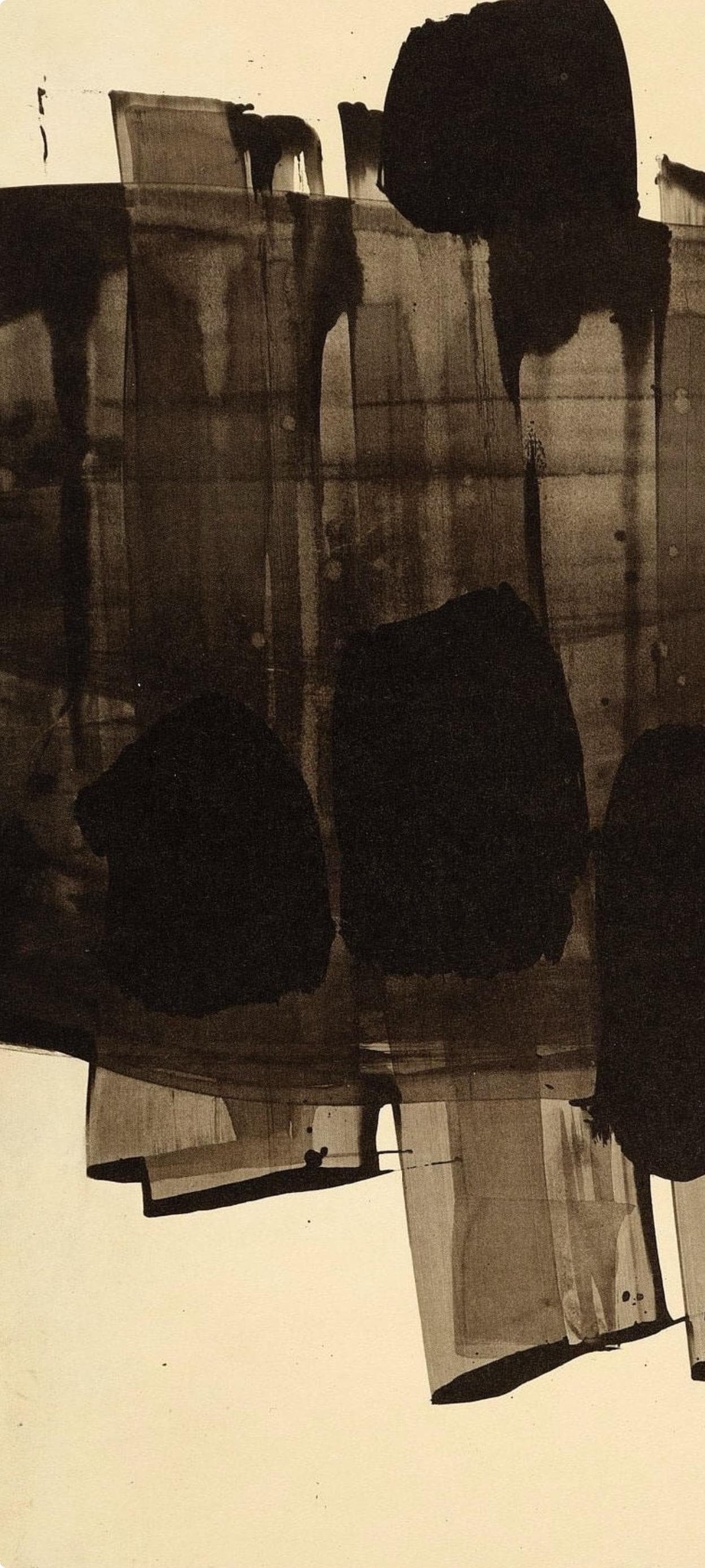 Pierre Soulages, Composition, Pierre Soulages, Peintres D'Aujourd'Hui, Hliogravure