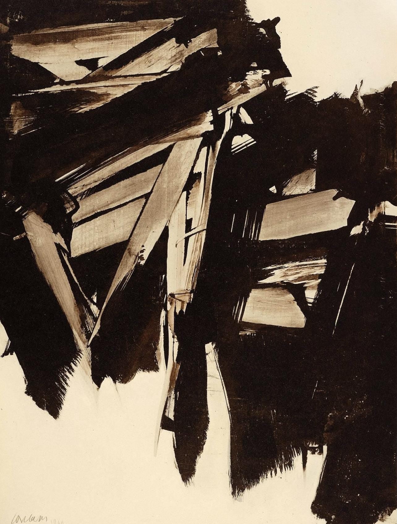 Pierre Soulages, Composition, Pierre Soulages, Peintres D'Aujourd'Hui, Hliogravure