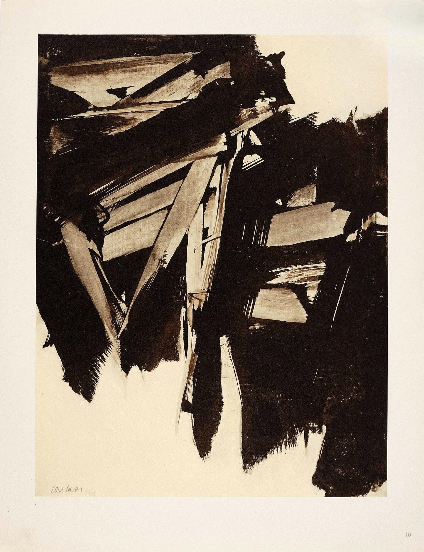 Pierre Soulages, Composition, Pierre Soulages, Peintres D'Aujourd'Hui, Hliogravure