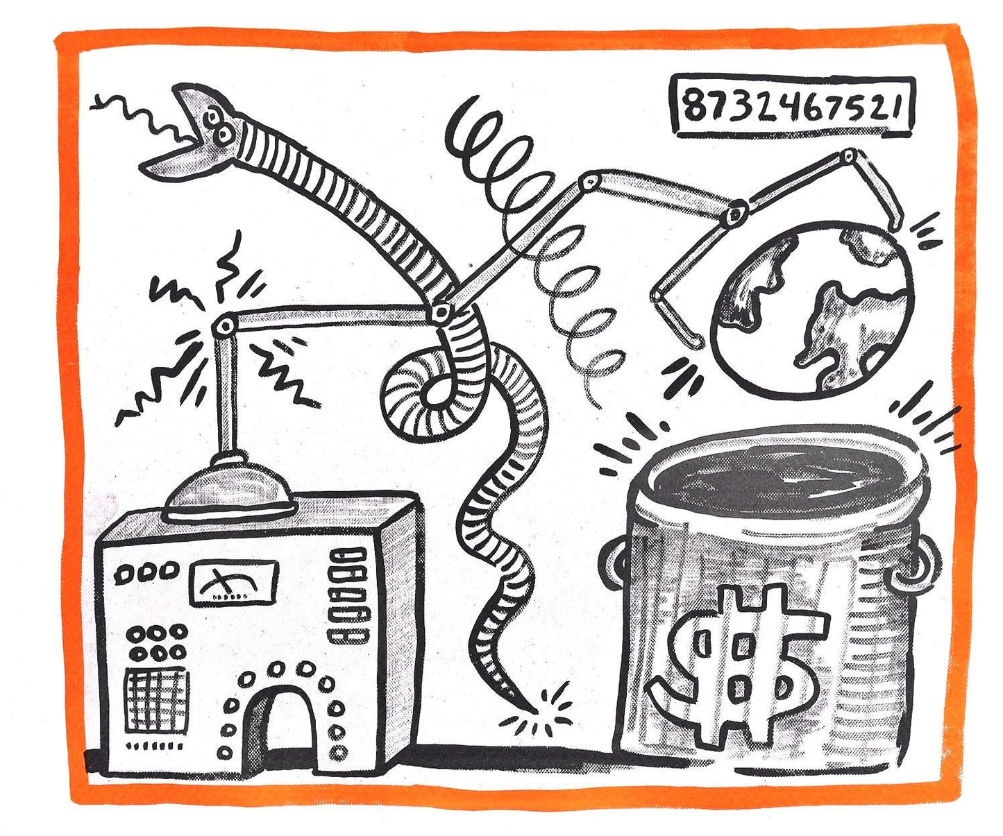 Keith Haring, Composition, Against All Odds, Lithograph