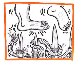 Keith Haring, Composition, Against All Odds, Lithograph