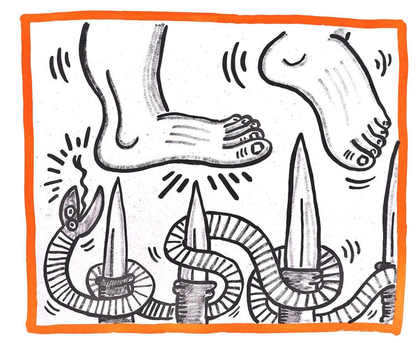 Keith Haring, Composition, Against All Odds, Lithograph