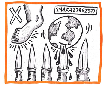 Keith Haring, Composition, Against All Odds, Lithograph