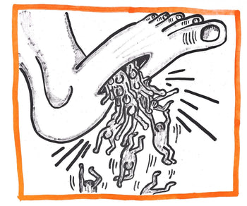 Keith Haring, Composition, Against All Odds, Lithograph