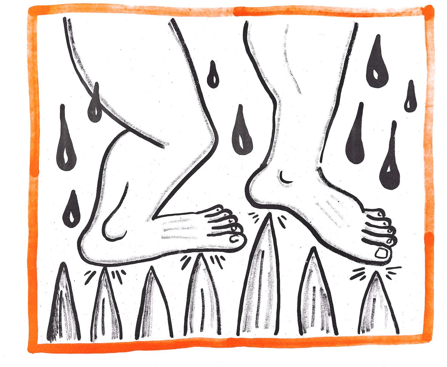 Keith Haring, Composition, Against All Odds, Lithograph