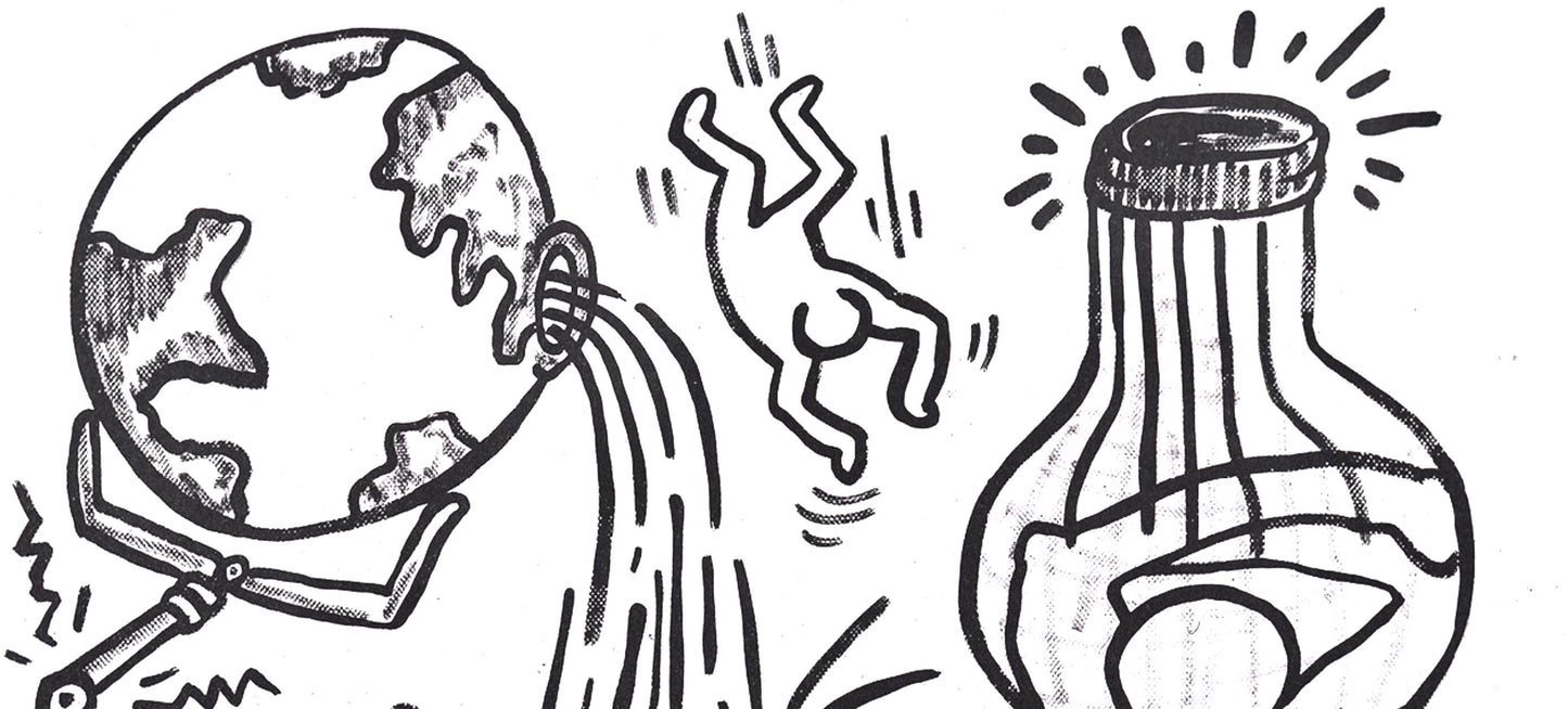 Keith Haring, Composition, Against All Odds, Lithograph