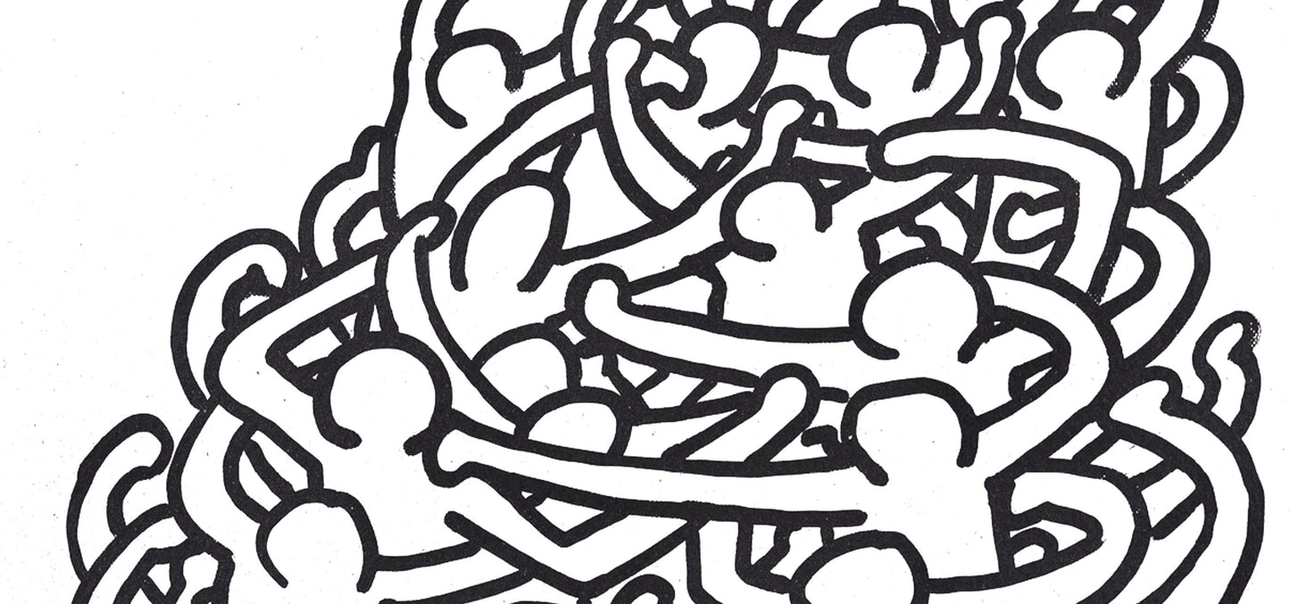 Keith Haring, Composition, Against All Odds, Lithograph