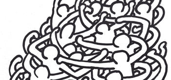 Keith Haring, Composition, Against All Odds, Lithograph