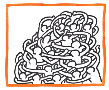 Keith Haring, Composition, Against All Odds, Lithograph