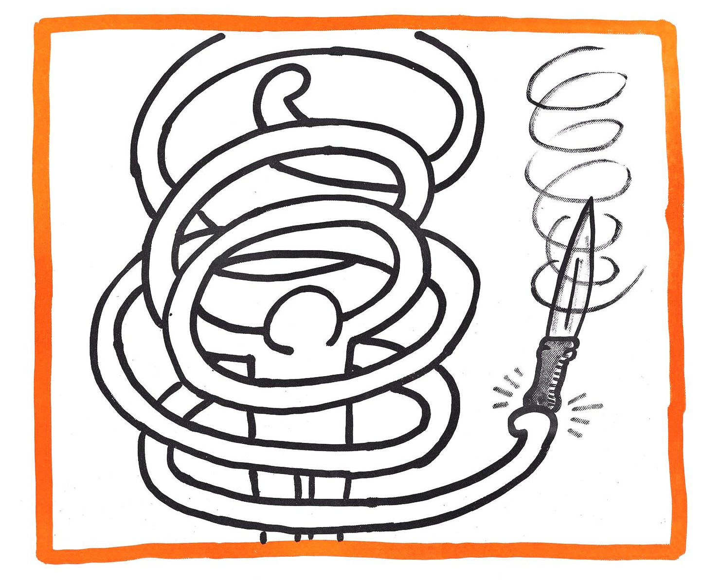 Keith Haring, Composition, Against All Odds, Lithograph