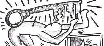 Keith Haring, Composition, Against All Odds, Lithograph