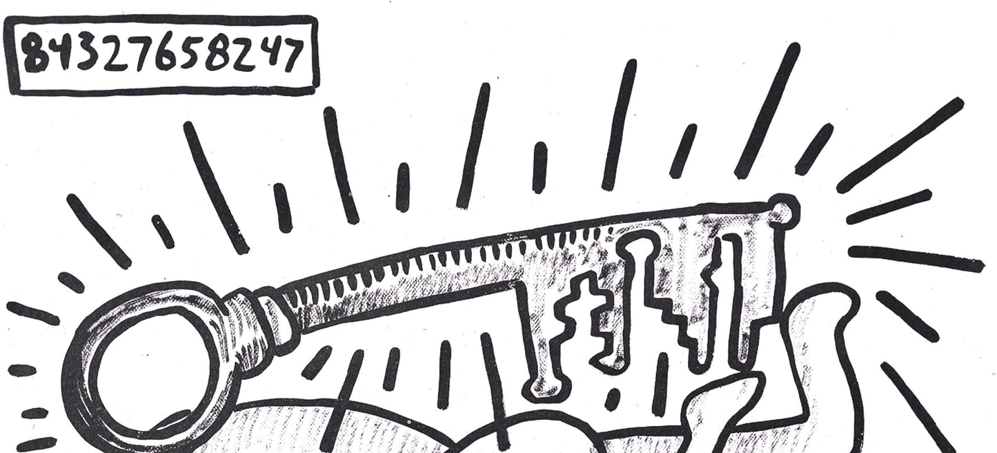 Keith Haring, Composition, Against All Odds, Lithograph