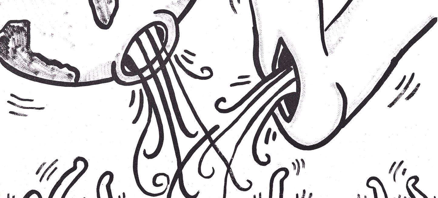 Keith Haring, Composition, Against All Odds, Lithograph