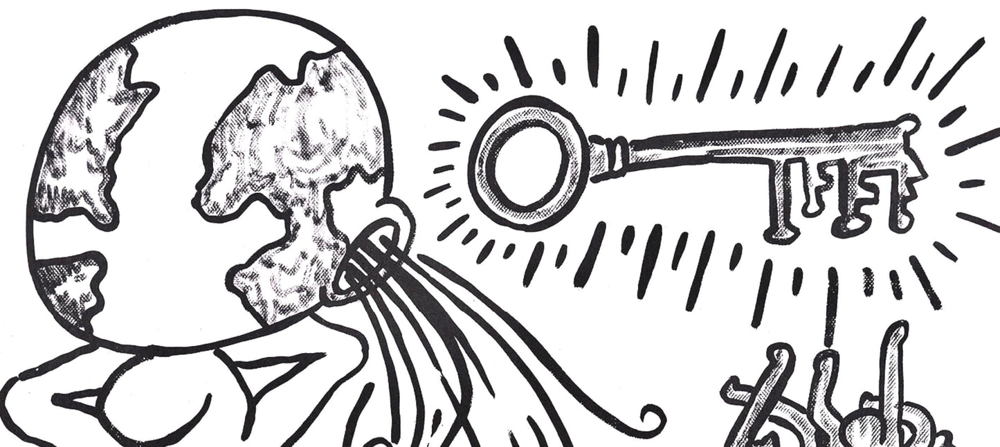 Keith Haring, Composition, Against All Odds, Lithograph