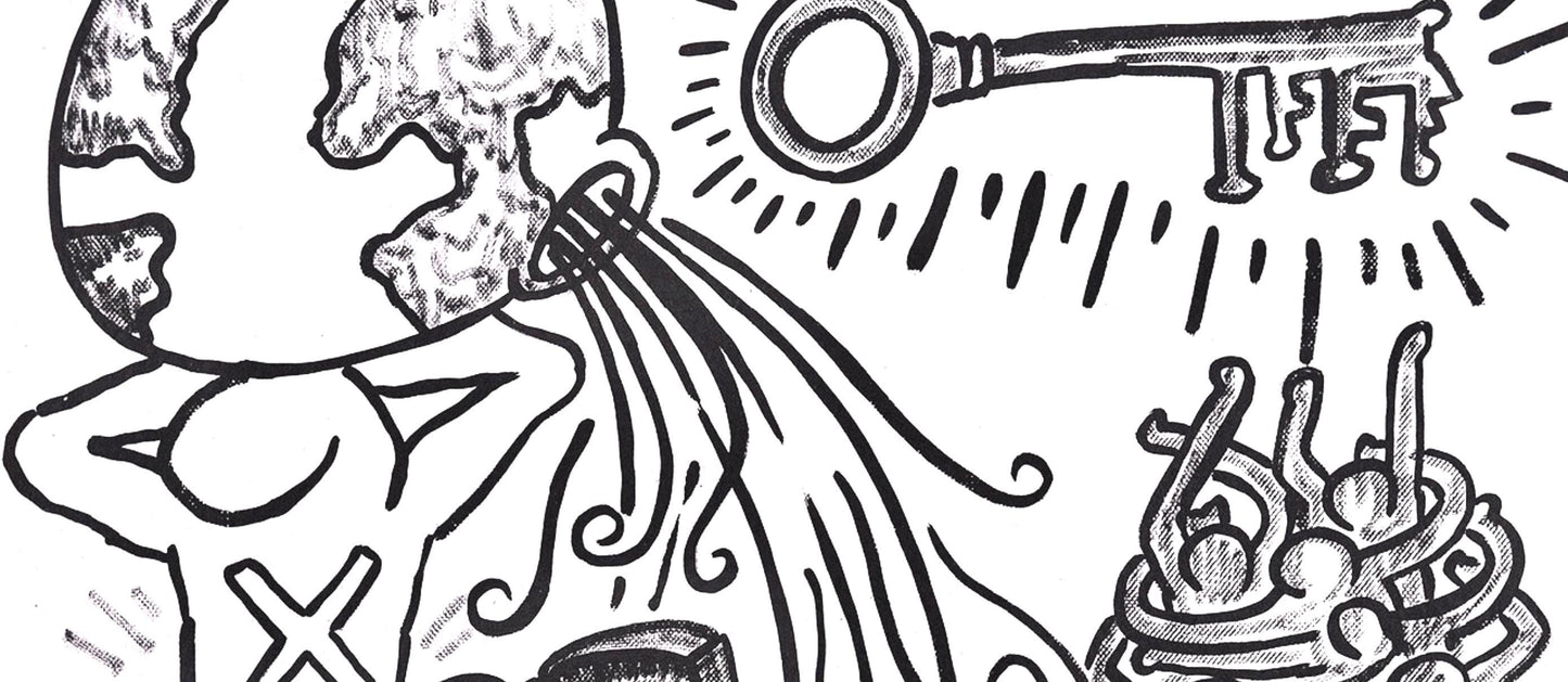 Keith Haring, Composition, Against All Odds, Lithograph