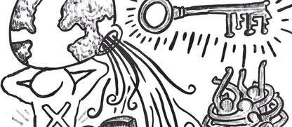 Keith Haring, Composition, Against All Odds, Lithograph