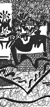 Pablo Picasso, Composition (Johnson/Vollard 193; Monod 10485), Hlne Chez Archimde, Woodcut