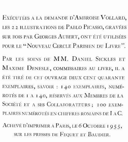 Pablo Picasso, Composition (Johnson/Vollard 193; Monod 10485), Hlne Chez Archimde, Woodcut