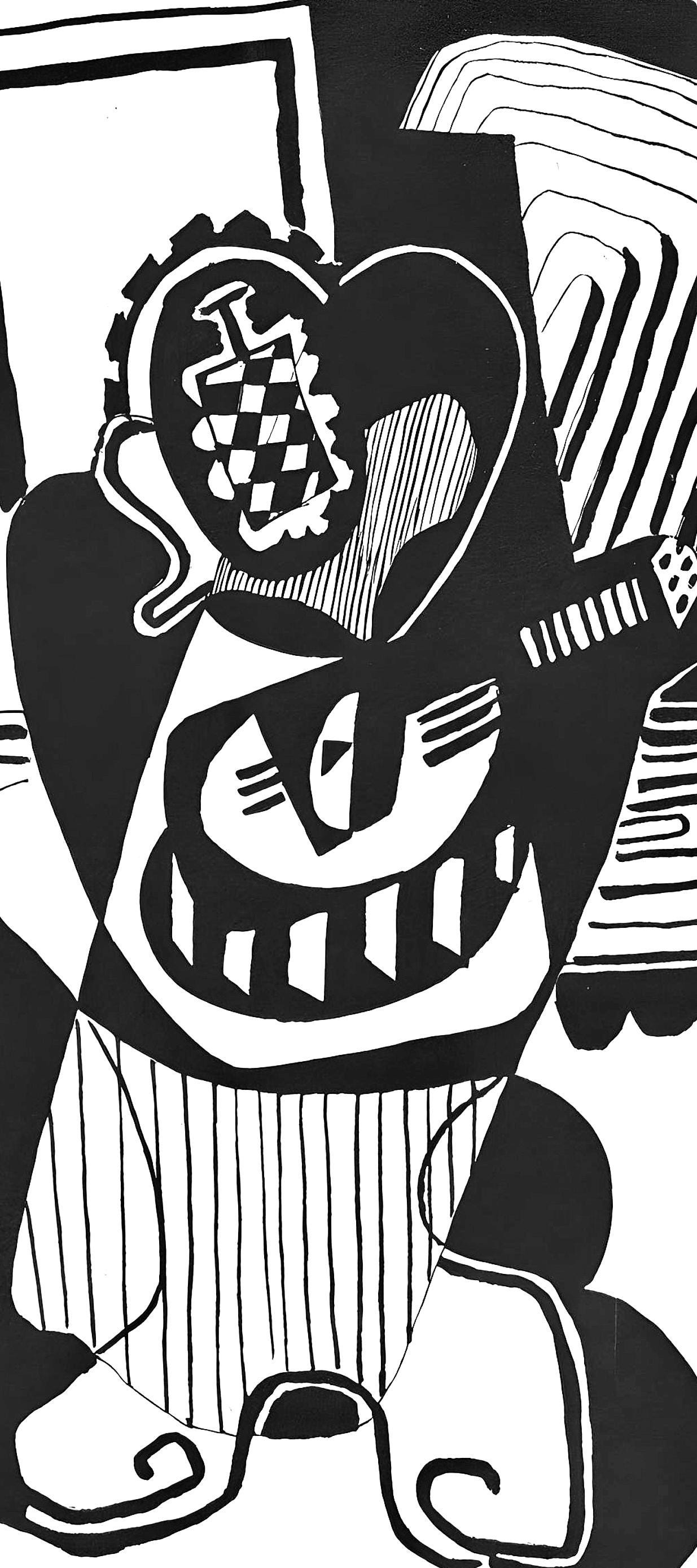 Pablo Picasso, Composition (Johnson/Vollard 193; Monod 10485), Hlne Chez Archimde, Woodcut