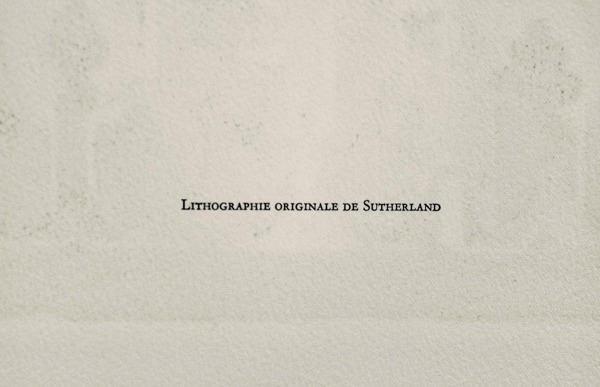 Graham Sutherland, The Cathedral I (Tassi 160), San Lazzaro Et Ses Amis, Xxe Sicle, Lithograph