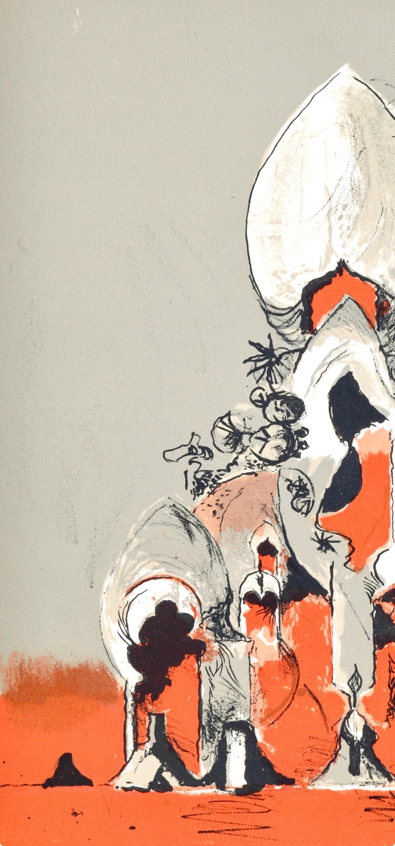 Graham Sutherland, The Cathedral I (Tassi 160), San Lazzaro Et Ses Amis, Xxe Sicle, Lithograph