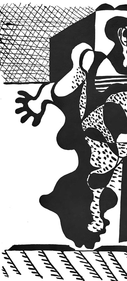 Pablo Picasso, Composition (Monod 10485), Hlne Chez Archive De Illustrations De Pablo Picasso,