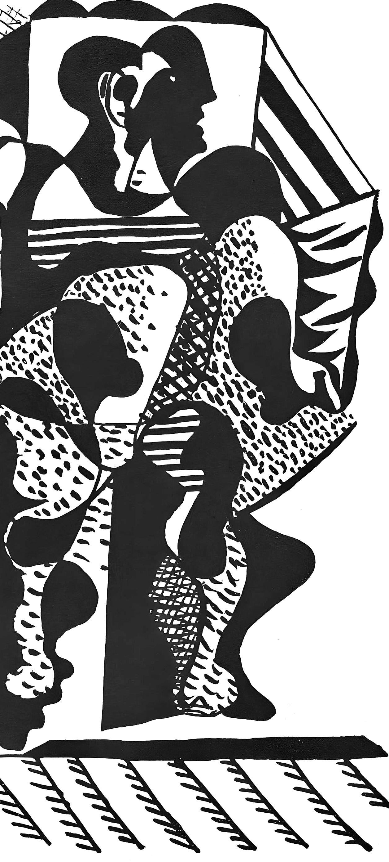 Pablo Picasso, Composition (Monod 10485), Hlne Chez Archive De Illustrations De Pablo Picasso,