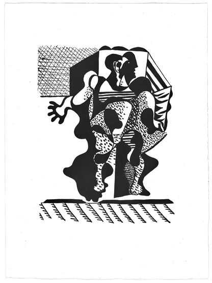 Pablo Picasso, Composition (Monod 10485), Hlne Chez Archive De Illustrations De Pablo Picasso,