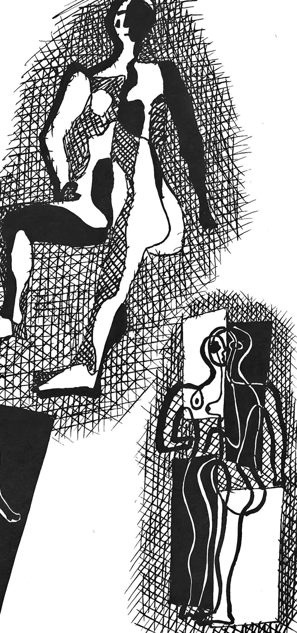 Pablo Picasso, Composition (Johnson/ Vollard 193; Monod 10485), Hlne chez Archimde, Woodcut