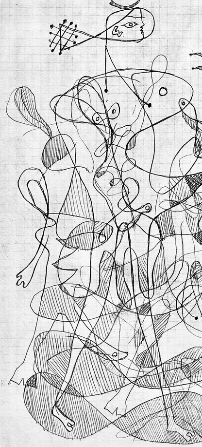 Georges Braque, Composition, Hsiode, Thogonie, Derrire Le Miroir, Lithograph