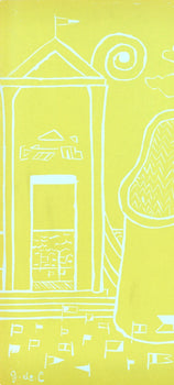 Giorgio De Chirico, Cabina Misteriosa, Socit Internationale D'Art Xxe Sicle, Linocut