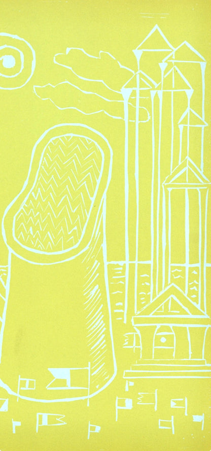 Giorgio De Chirico, Cabina Misteriosa, Socit Internationale D'Art Xxe Sicle, Linocut