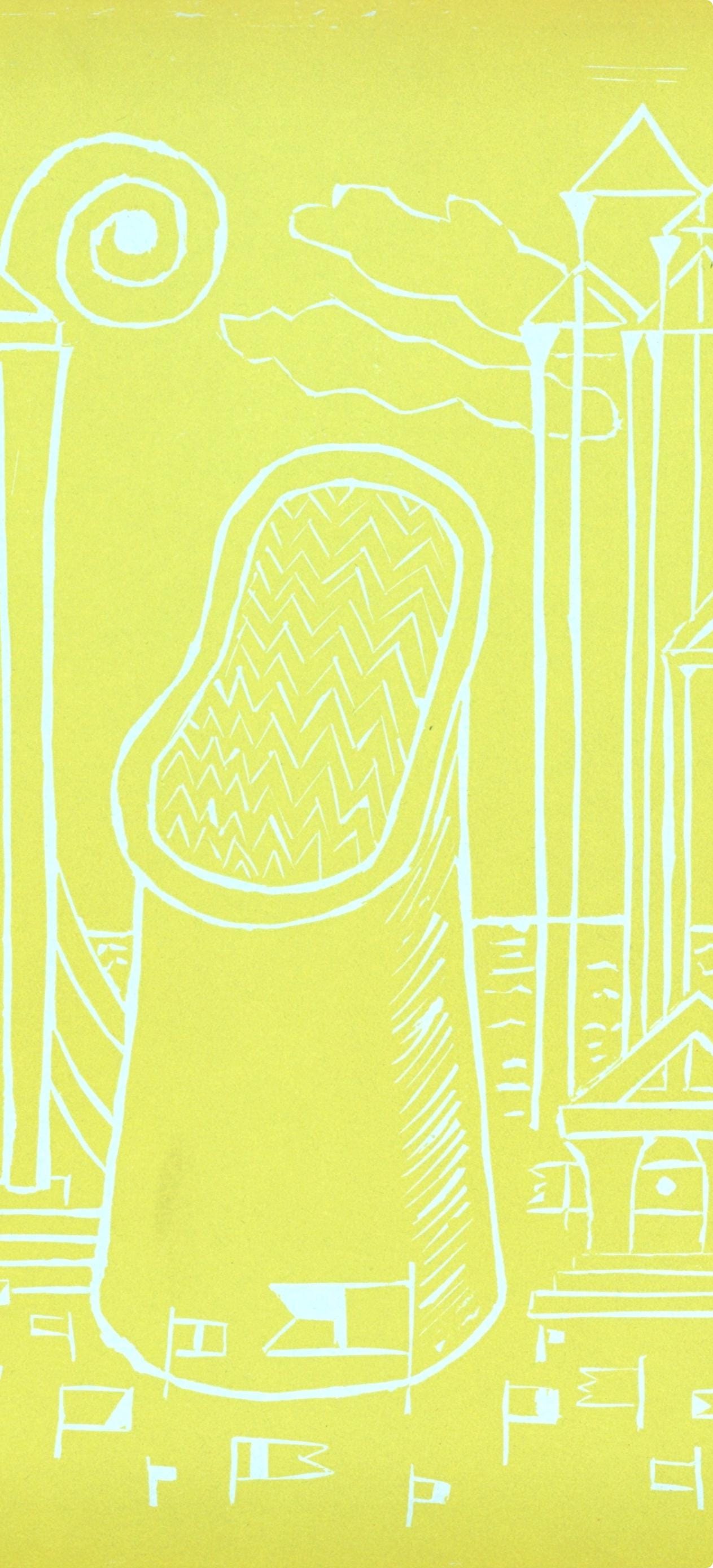 Giorgio De Chirico, Cabina Misteriosa, Socit Internationale D'Art Xxe Sicle, Linocut