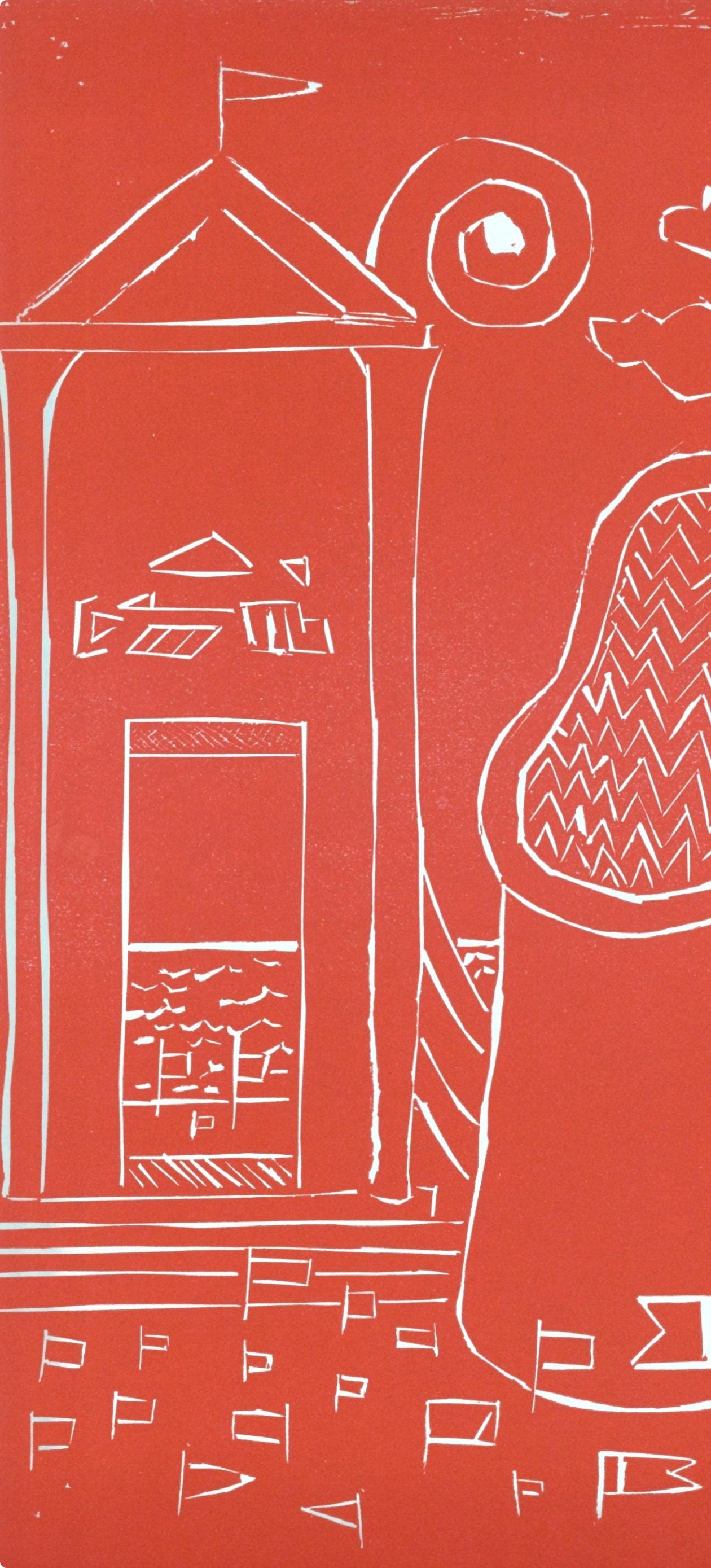 Giorgio De Chirico, Cabina Misteriosa, Socit Internationale D'Art Xxe Sicle, Linocut