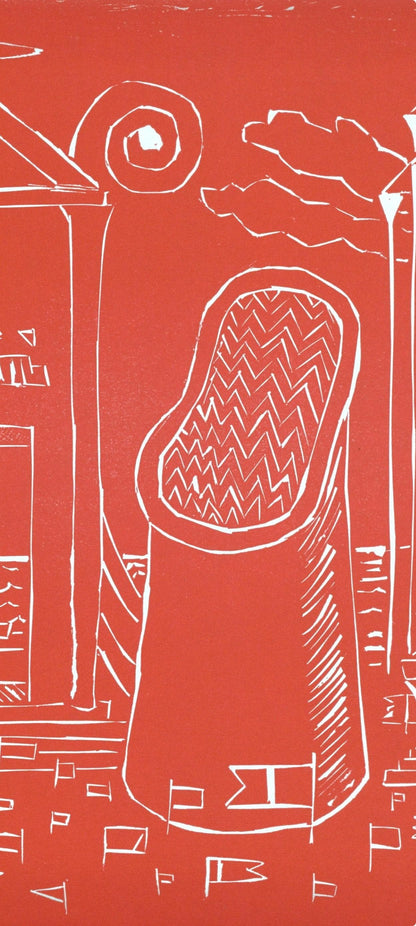 Giorgio De Chirico, Cabina Misteriosa, Socit Internationale D'Art Xxe Sicle, Linocut